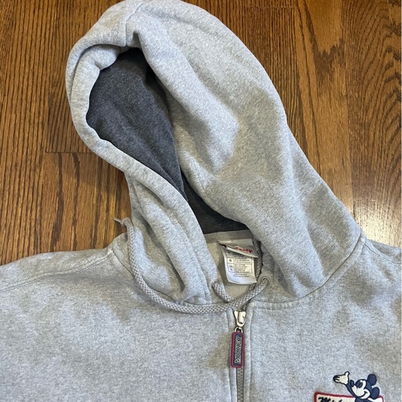 Disney World **2** Sweatshirts Orange Gray Mickey Mouse WDW Size Large - Picture 8 of 15